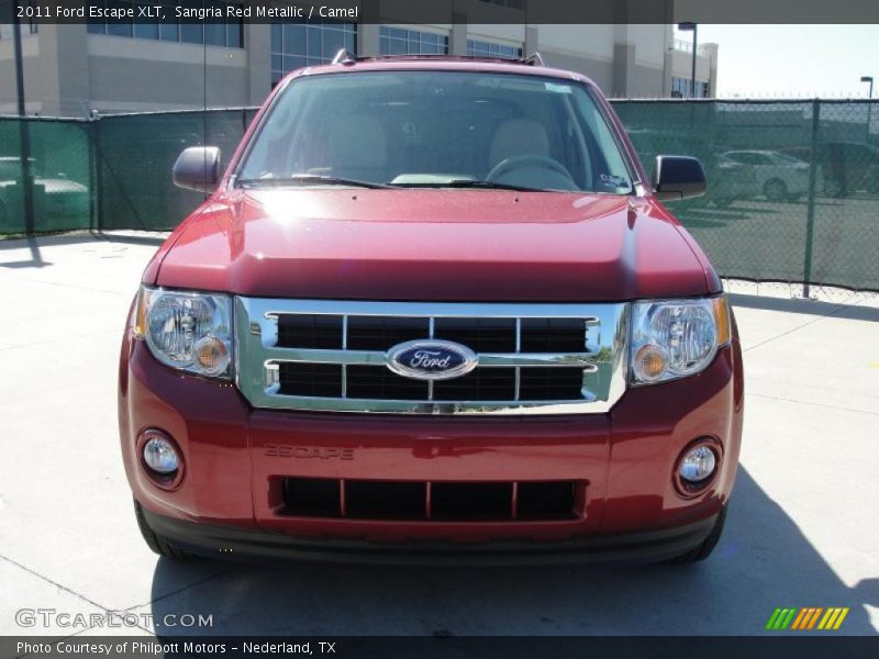 Sangria Red Metallic / Camel 2011 Ford Escape XLT