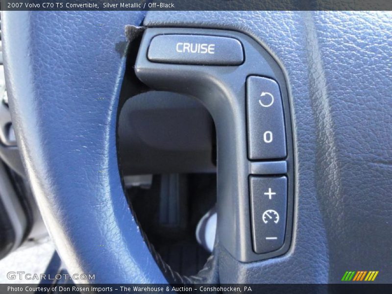 Silver Metallic / Off-Black 2007 Volvo C70 T5 Convertible