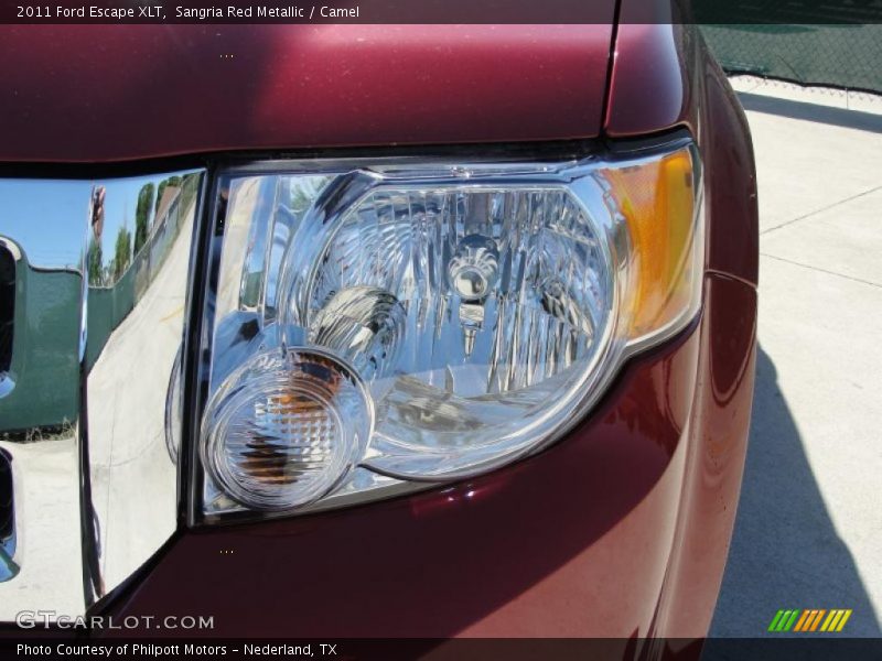 Sangria Red Metallic / Camel 2011 Ford Escape XLT