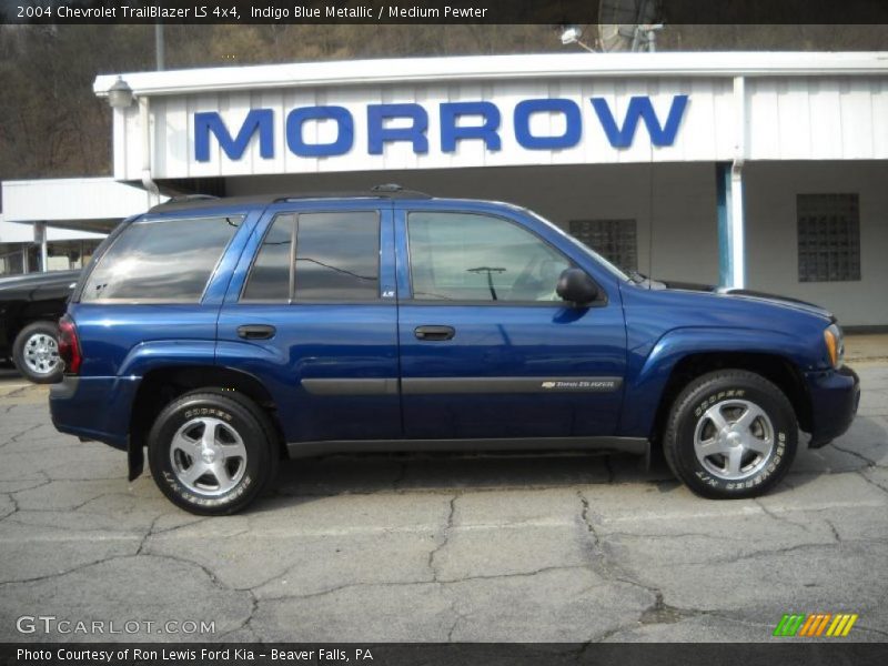 Indigo Blue Metallic / Medium Pewter 2004 Chevrolet TrailBlazer LS 4x4