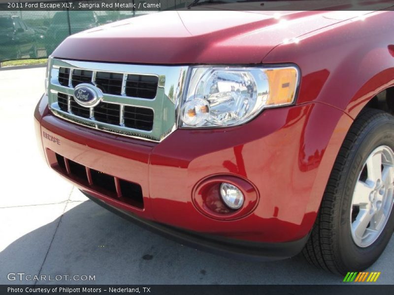 Sangria Red Metallic / Camel 2011 Ford Escape XLT