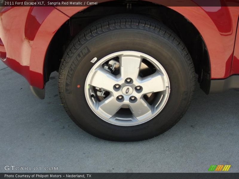Sangria Red Metallic / Camel 2011 Ford Escape XLT