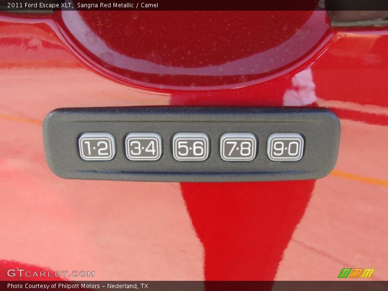 Sangria Red Metallic / Camel 2011 Ford Escape XLT