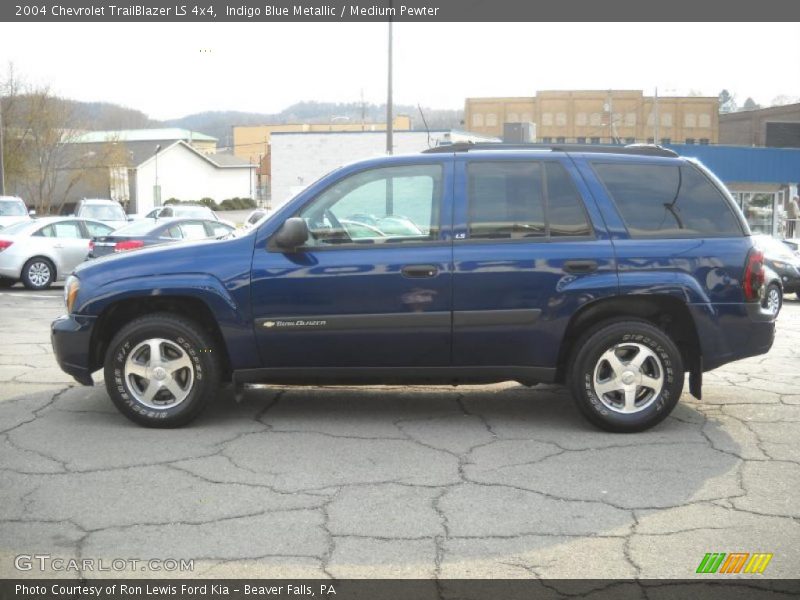 Indigo Blue Metallic / Medium Pewter 2004 Chevrolet TrailBlazer LS 4x4