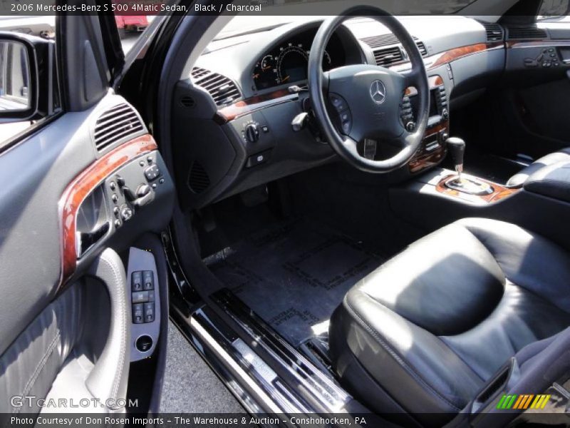 Black / Charcoal 2006 Mercedes-Benz S 500 4Matic Sedan