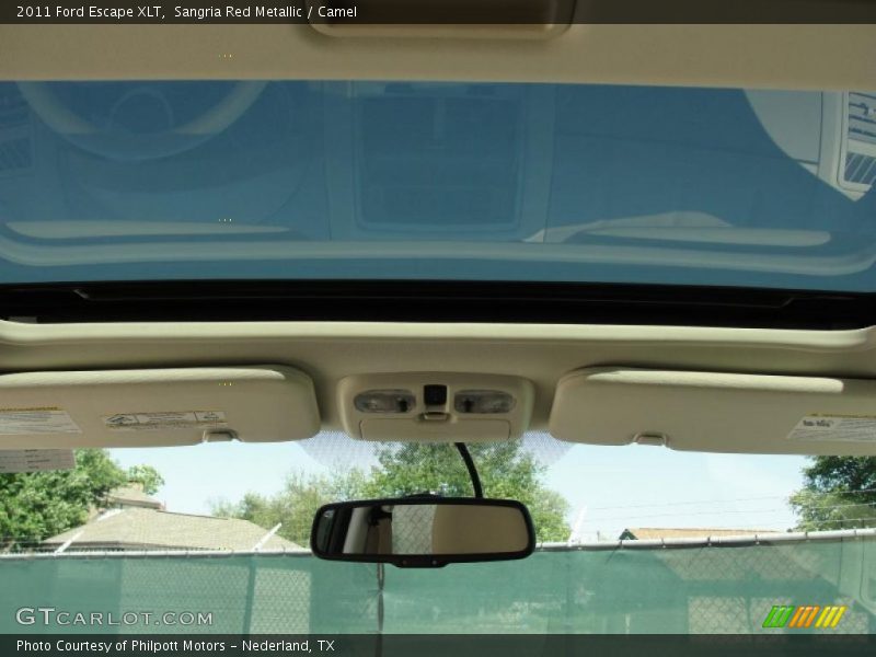 Sangria Red Metallic / Camel 2011 Ford Escape XLT