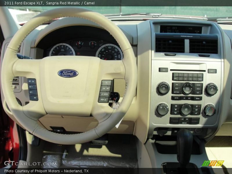 Sangria Red Metallic / Camel 2011 Ford Escape XLT