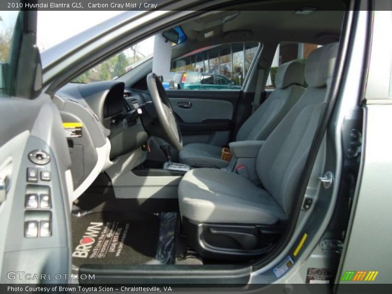 Carbon Gray Mist / Gray 2010 Hyundai Elantra GLS