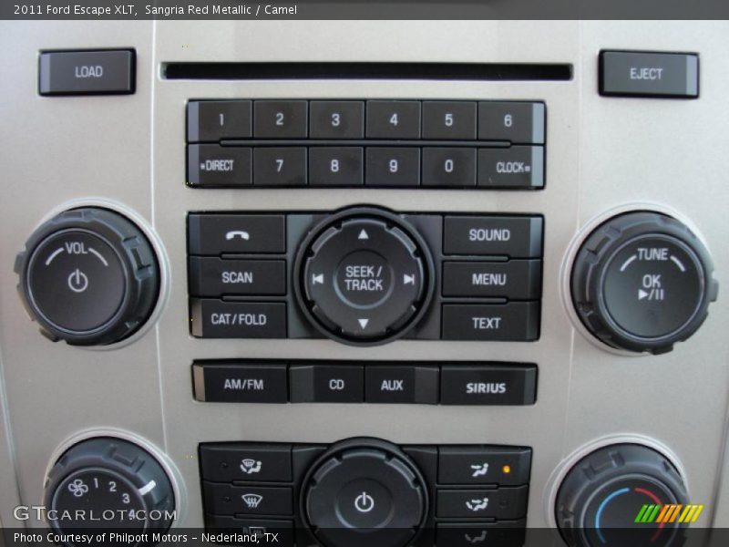 Sangria Red Metallic / Camel 2011 Ford Escape XLT