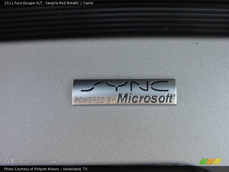 Sangria Red Metallic / Camel 2011 Ford Escape XLT