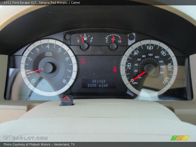 Sangria Red Metallic / Camel 2011 Ford Escape XLT