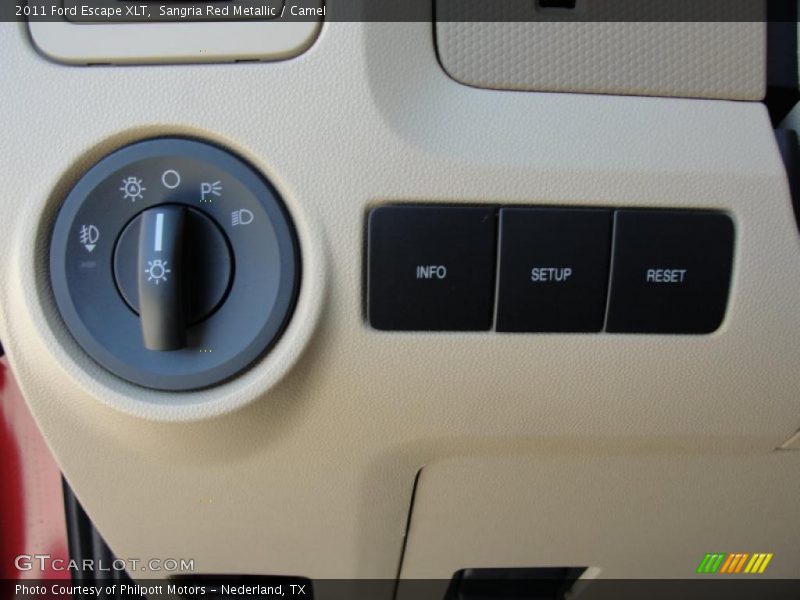 Sangria Red Metallic / Camel 2011 Ford Escape XLT