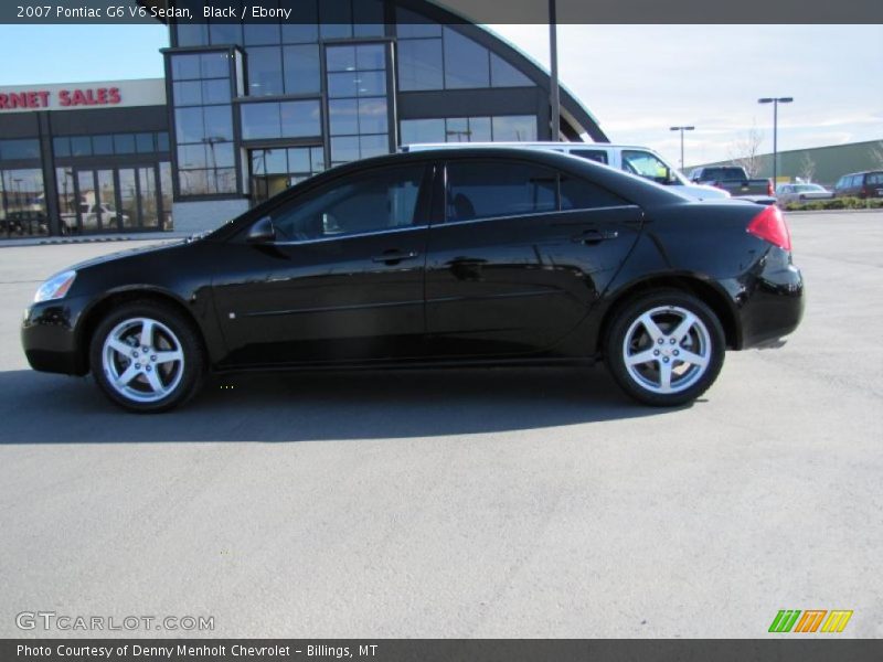 Black / Ebony 2007 Pontiac G6 V6 Sedan