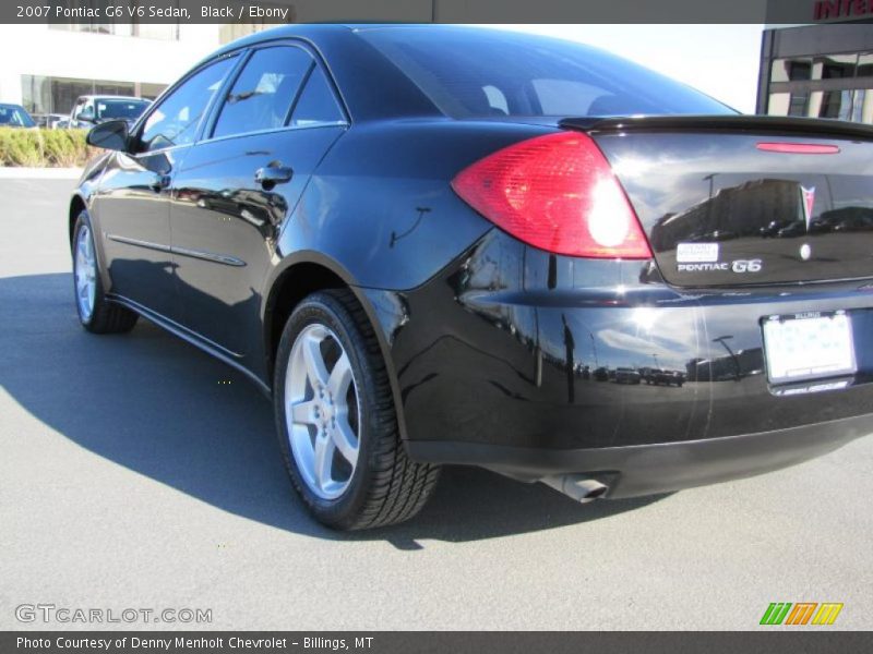 Black / Ebony 2007 Pontiac G6 V6 Sedan