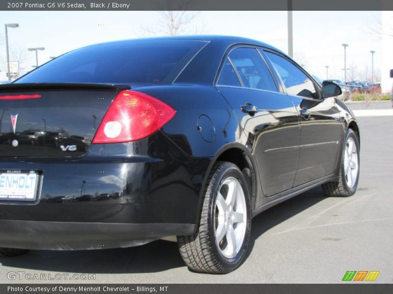 Black / Ebony 2007 Pontiac G6 V6 Sedan