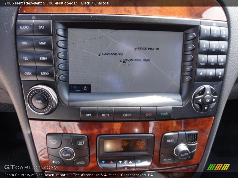 Navigation of 2006 S 500 4Matic Sedan
