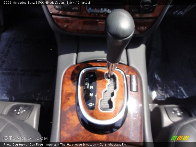  2006 S 500 4Matic Sedan 5 Speed Automatic Shifter