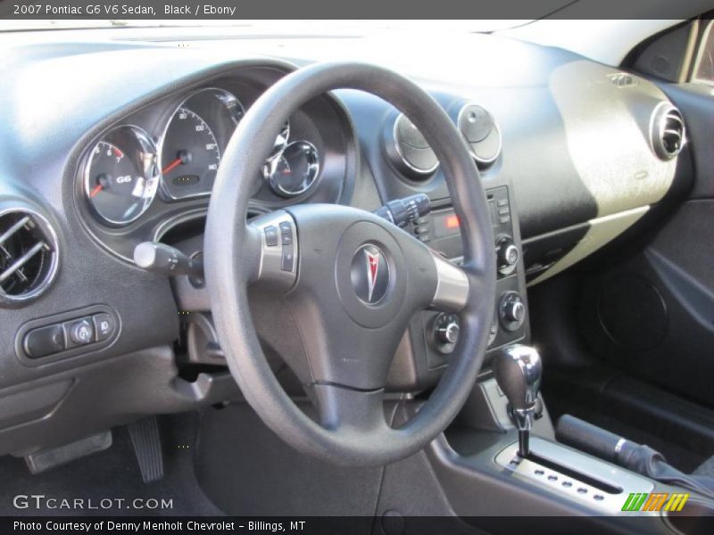 Black / Ebony 2007 Pontiac G6 V6 Sedan