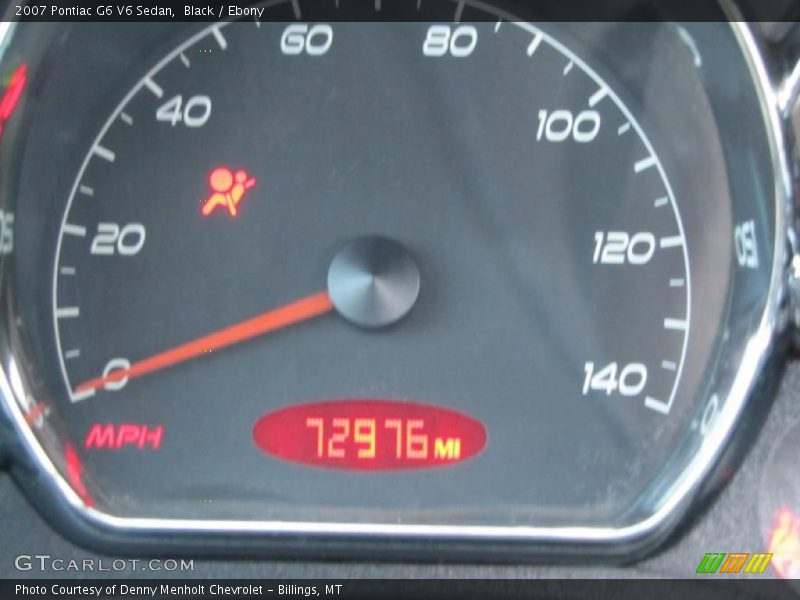 Black / Ebony 2007 Pontiac G6 V6 Sedan