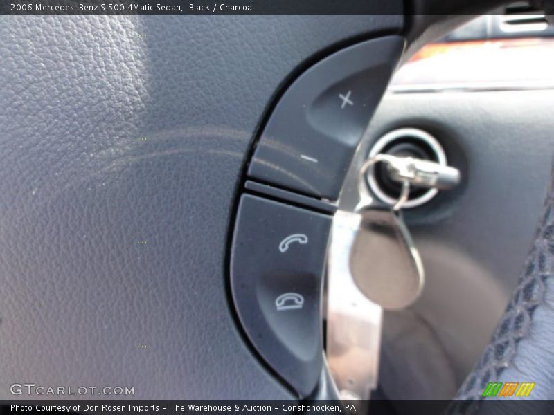 Controls of 2006 S 500 4Matic Sedan