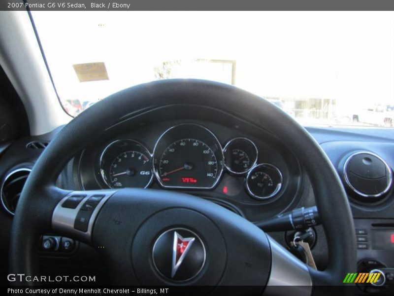 Black / Ebony 2007 Pontiac G6 V6 Sedan