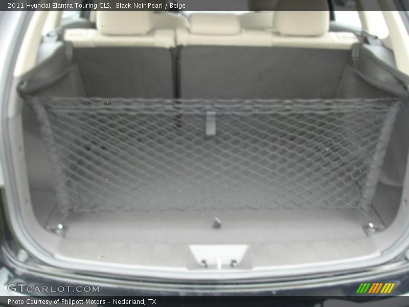 Black Noir Pearl / Beige 2011 Hyundai Elantra Touring GLS