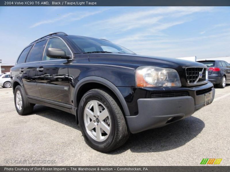 Black / Taupe/Light Taupe 2004 Volvo XC90 T6 AWD