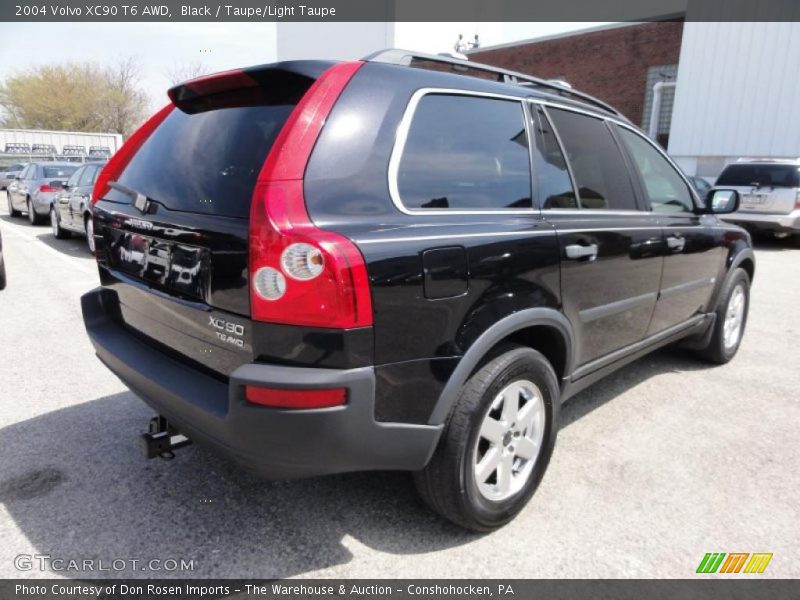 Black / Taupe/Light Taupe 2004 Volvo XC90 T6 AWD