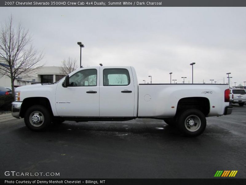 Summit White / Dark Charcoal 2007 Chevrolet Silverado 3500HD Crew Cab 4x4 Dually