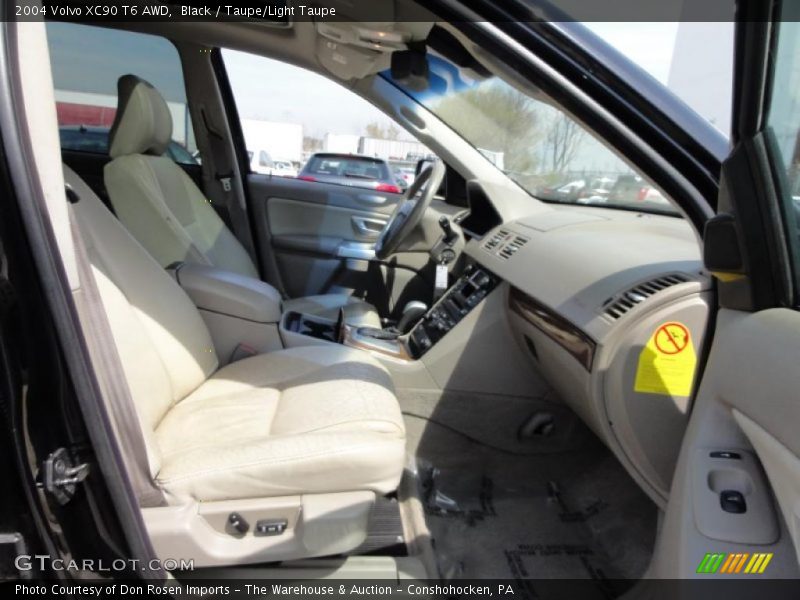 Black / Taupe/Light Taupe 2004 Volvo XC90 T6 AWD