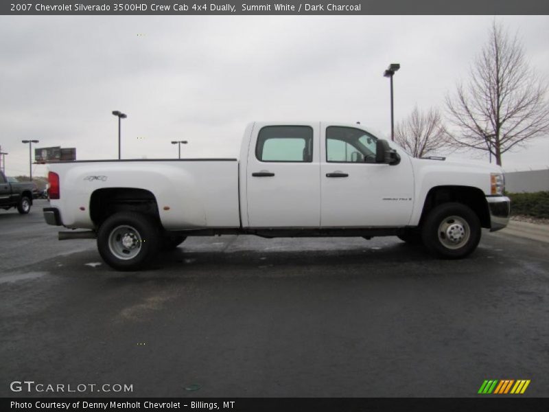 Summit White / Dark Charcoal 2007 Chevrolet Silverado 3500HD Crew Cab 4x4 Dually