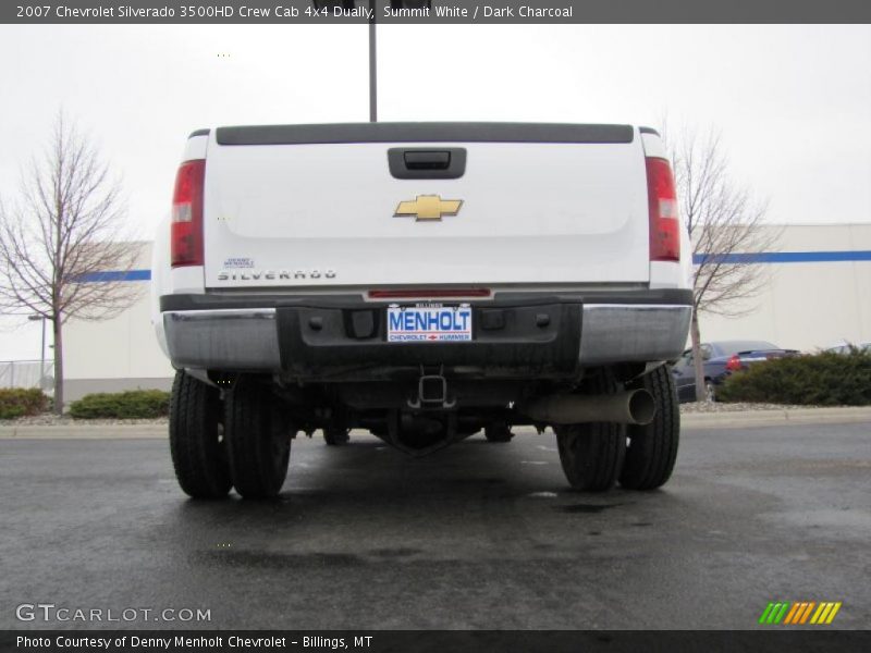 Summit White / Dark Charcoal 2007 Chevrolet Silverado 3500HD Crew Cab 4x4 Dually