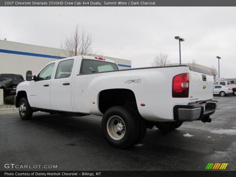 Summit White / Dark Charcoal 2007 Chevrolet Silverado 3500HD Crew Cab 4x4 Dually