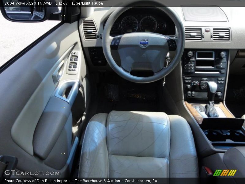 Black / Taupe/Light Taupe 2004 Volvo XC90 T6 AWD