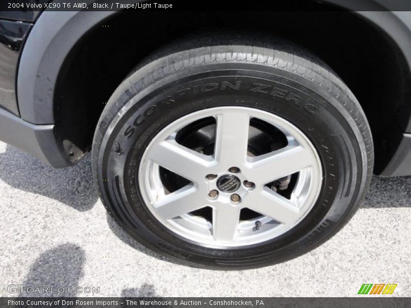 Black / Taupe/Light Taupe 2004 Volvo XC90 T6 AWD
