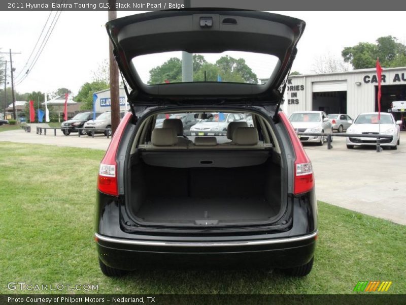 Black Noir Pearl / Beige 2011 Hyundai Elantra Touring GLS