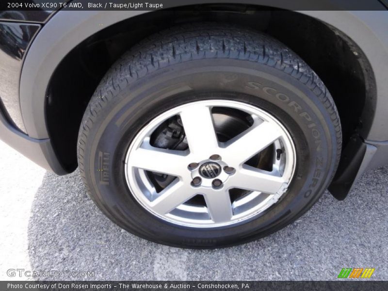 Black / Taupe/Light Taupe 2004 Volvo XC90 T6 AWD