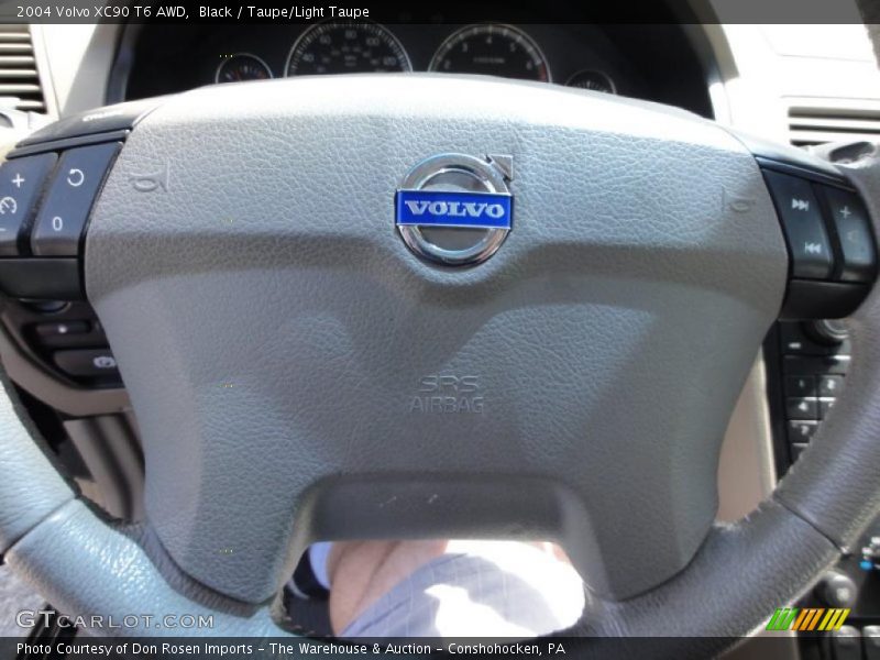 Black / Taupe/Light Taupe 2004 Volvo XC90 T6 AWD