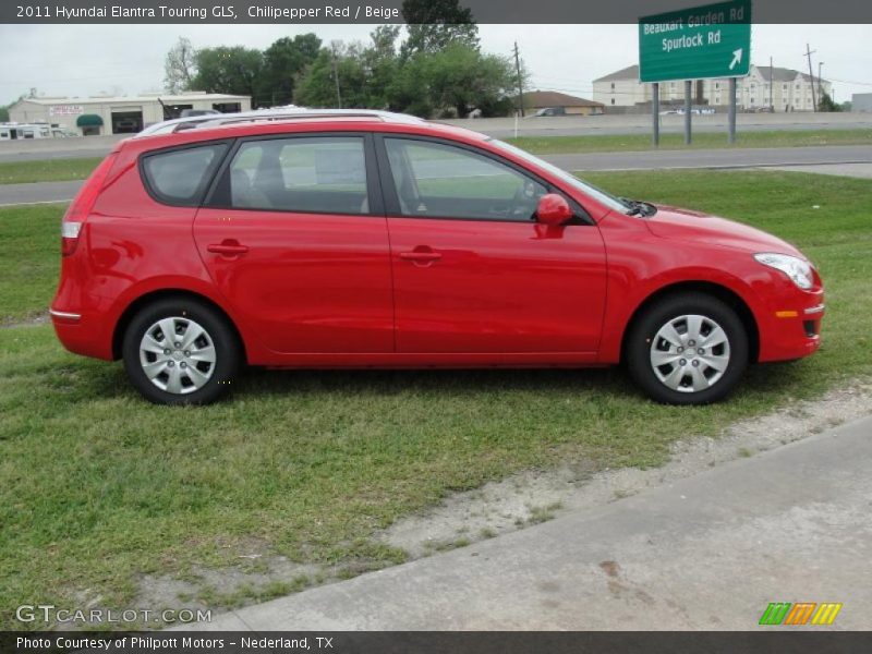 Chilipepper Red / Beige 2011 Hyundai Elantra Touring GLS