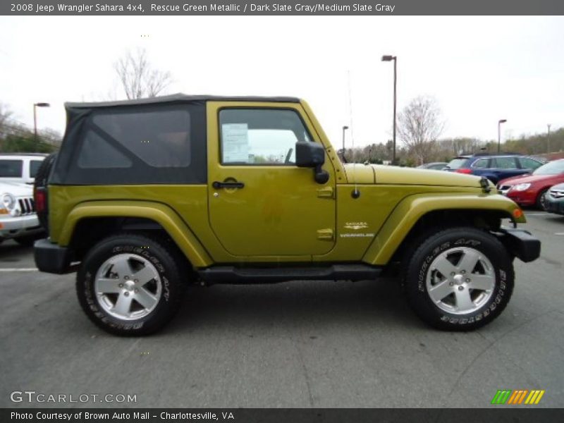 Rescue Green Metallic / Dark Slate Gray/Medium Slate Gray 2008 Jeep Wrangler Sahara 4x4