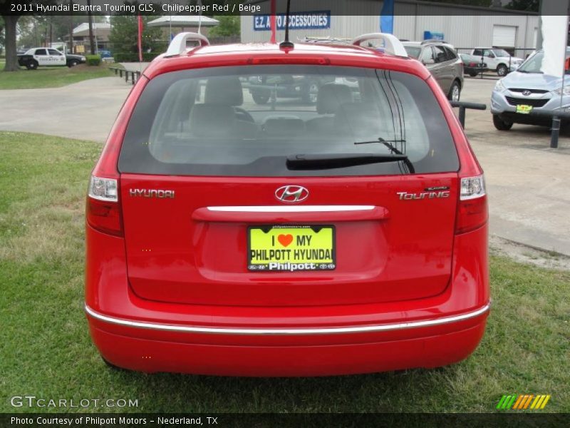Chilipepper Red / Beige 2011 Hyundai Elantra Touring GLS
