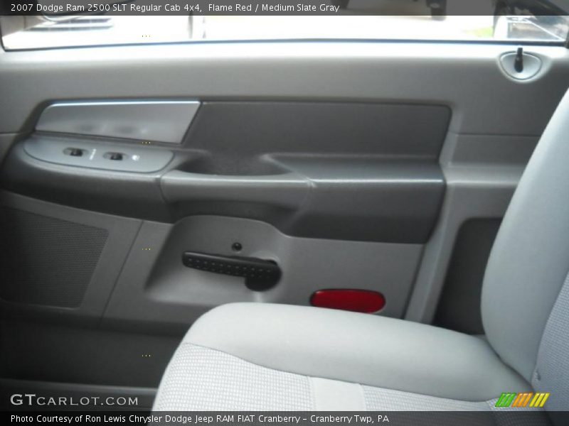 Flame Red / Medium Slate Gray 2007 Dodge Ram 2500 SLT Regular Cab 4x4