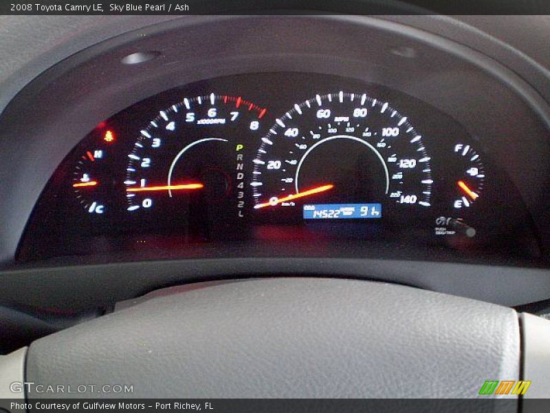 Sky Blue Pearl / Ash 2008 Toyota Camry LE