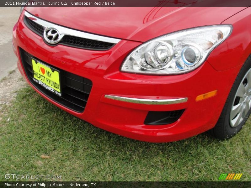 Chilipepper Red / Beige 2011 Hyundai Elantra Touring GLS