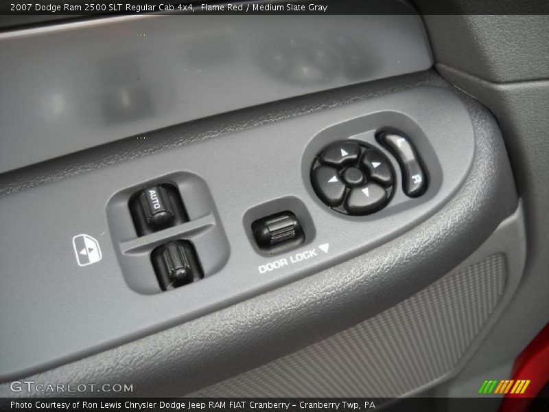 Flame Red / Medium Slate Gray 2007 Dodge Ram 2500 SLT Regular Cab 4x4