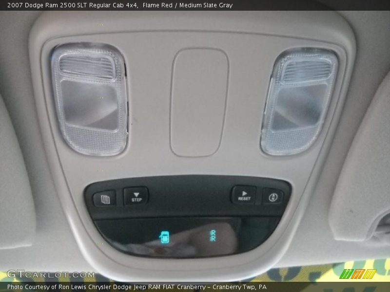 Flame Red / Medium Slate Gray 2007 Dodge Ram 2500 SLT Regular Cab 4x4