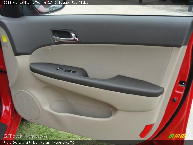 Chilipepper Red / Beige 2011 Hyundai Elantra Touring GLS