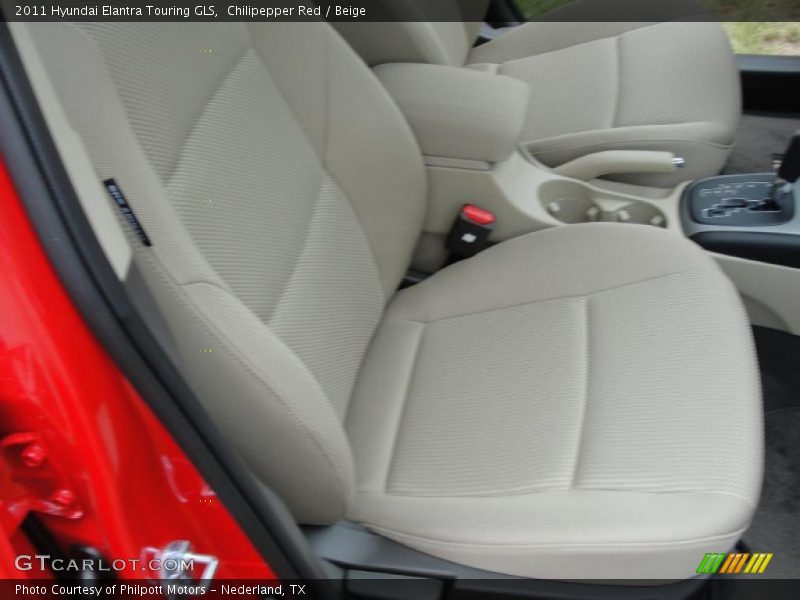 Chilipepper Red / Beige 2011 Hyundai Elantra Touring GLS