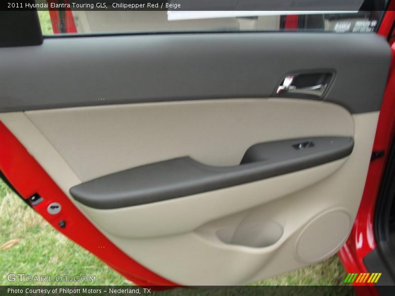 Chilipepper Red / Beige 2011 Hyundai Elantra Touring GLS