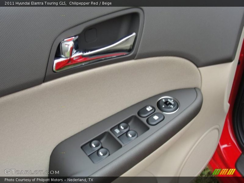Chilipepper Red / Beige 2011 Hyundai Elantra Touring GLS